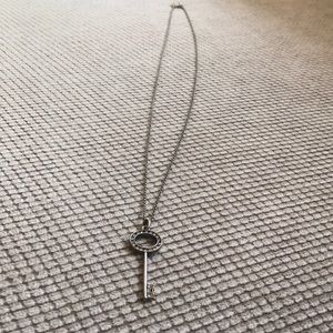 America Eagle long key necklace